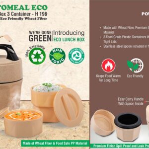 Octomeal Eco Plastic container lunch box