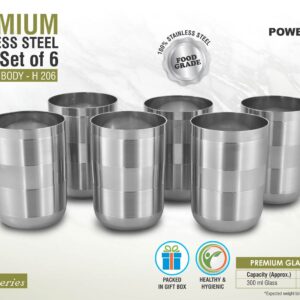 Premium Stainless steel glass