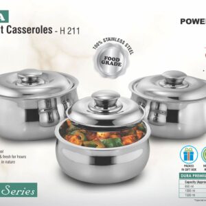 Dura Premium Stainless steel Air tight