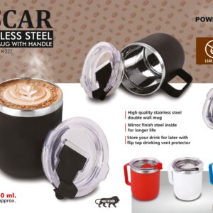 Oscar: Stainless Steel coffee mug