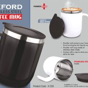 Oxford Stainless Steel Double wall Coffee mug