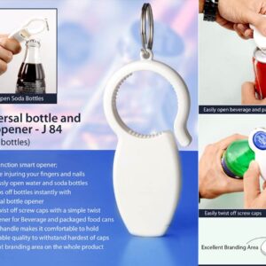 Universal bottle and can opener For all bottles