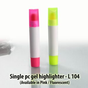 Single pc gel highlighter