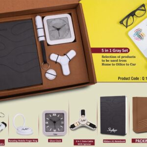 5 in 1 Gray gift set