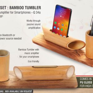 Bamboo Set tumbler with Music