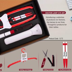 Doctor lamp set folding coat hanger