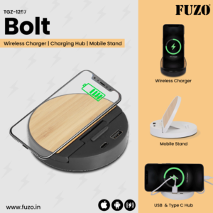 Fuzo Bolt | Wireless Charger | Stand | Employee Joining Kit Item