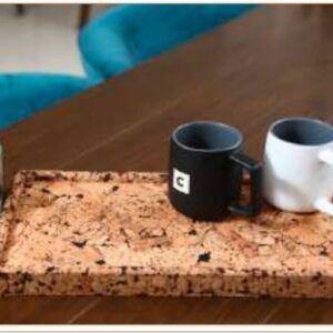 CORK ABSTRACT TRAY