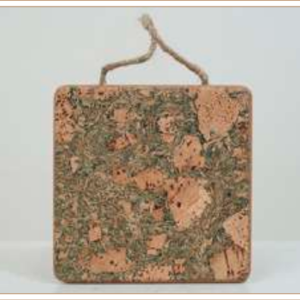 CORK OLIVE TRIVETS SQUARE