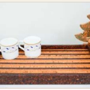 CORK STRIPPED TRAY
