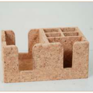 CORK MULTIPLE COMPARTMENT CADDY