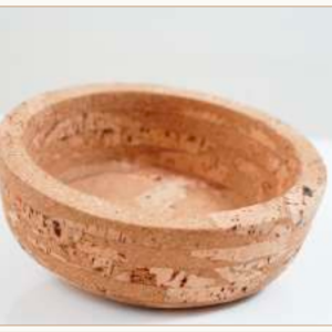 CORK SERVING/DECOR BOWL