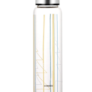 SINTRA CRYSTO Wide Mouth Bottle Silver SS Lid – DECAL BOROSIL