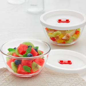 MIXING BOWL WITH PLASTIC LID (SET OF 2)