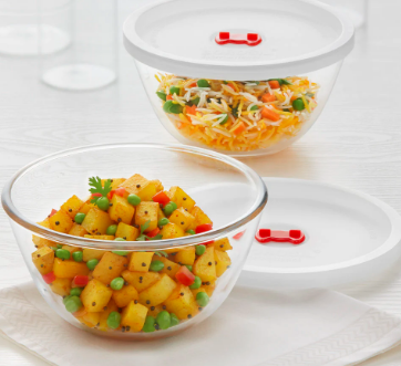 MIXING BOWL WITH PLASTIC LID (SET OF 2) - Image 6