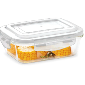 Borosil Klip n Store Rectangular Glass Container