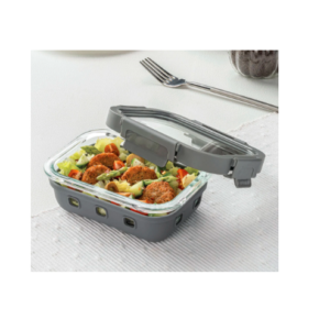 KLIP-N-STORE PLUS WITH GLASS LID RECTANGULAR
