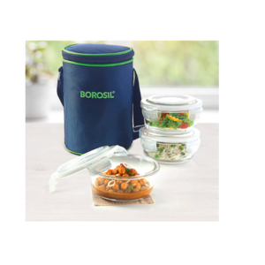 MICROWAVABLE GLASS LUNCH BOX