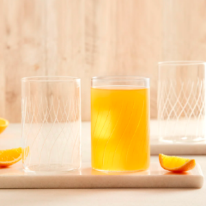 Borosil Cascade Glass, Set of 6