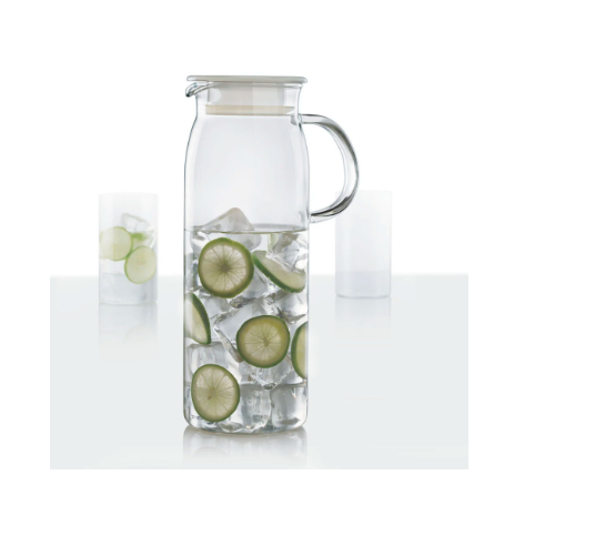 Borosil Marina Jug w glass handle