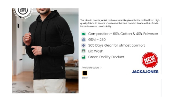 AUSTIN HOODIE JACK and JONES - Image 3
