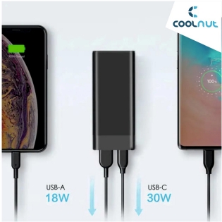 Coolnut Power Bank 10000 mAh Fast Charging