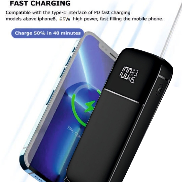 Coolnut Laptop Power Bank 20000 MAh 65 Watt