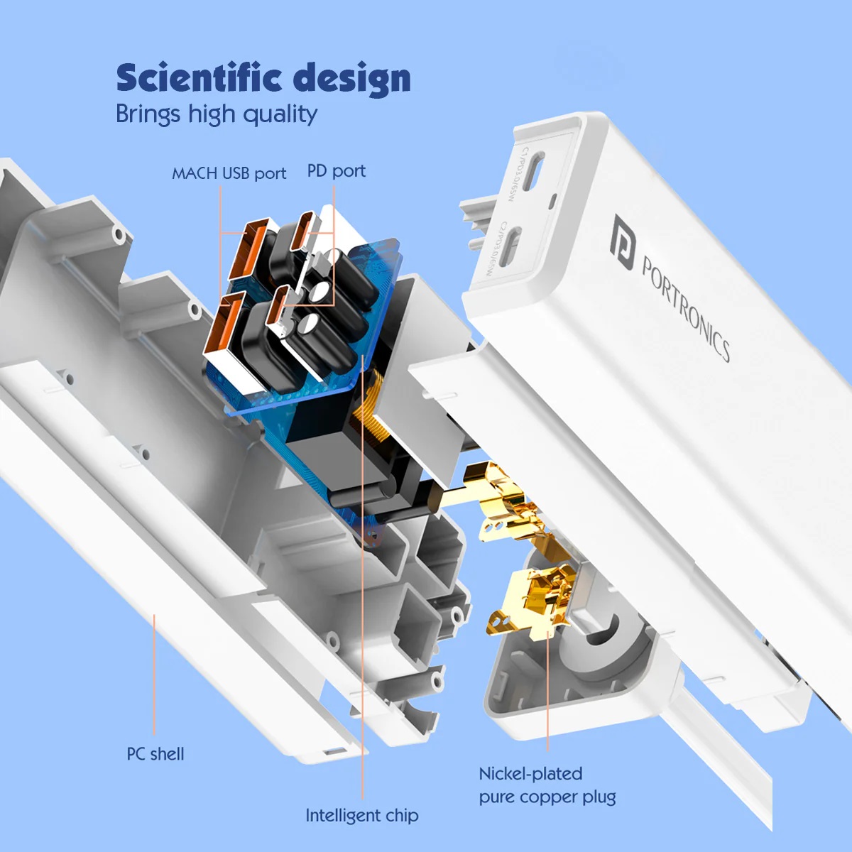 Portronics Adapto Volt 65 - Image 2