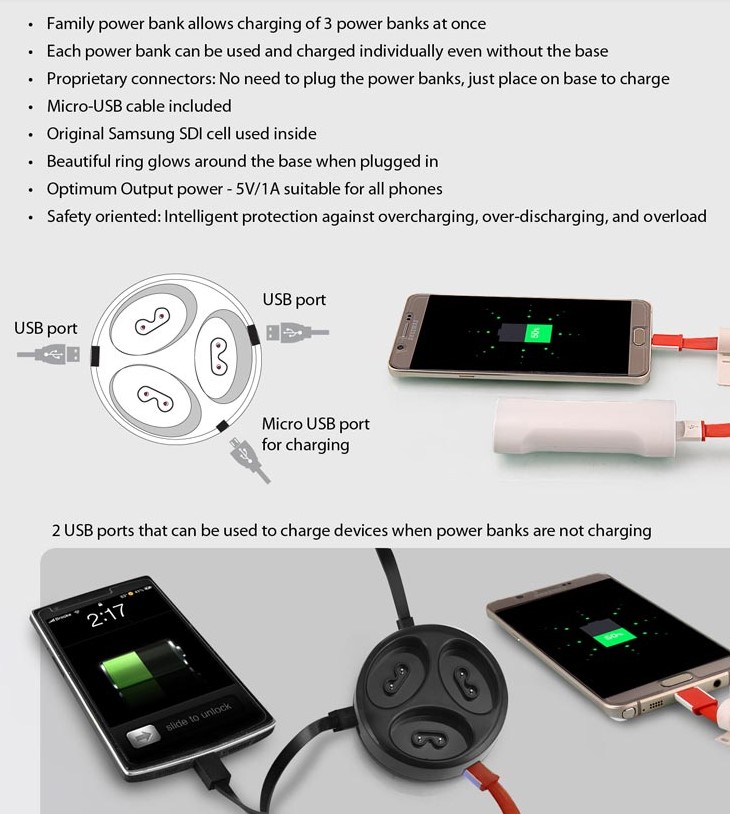Power Plus Family Power Bank(9000mAh) - Image 2