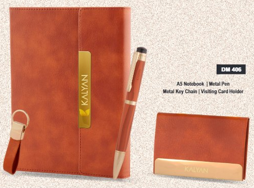 4 In 1 Combo Gift Set | Brown Texture - Image 2