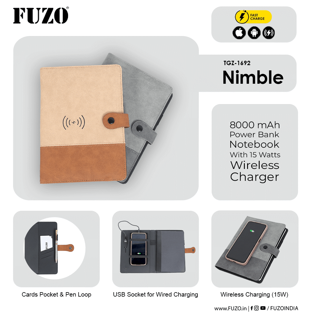 FUZO - Nimble | Notebook with 15W Wireless Charger - Image 2