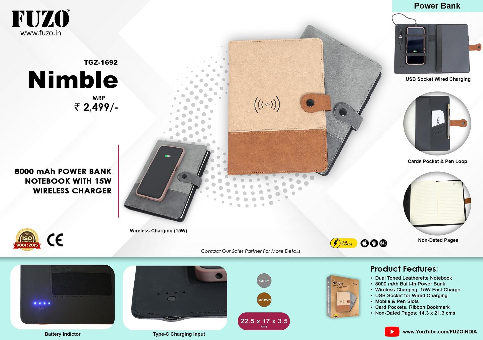 Fuzo Nimble - Trendy Business Gifts for Conferences in Bangalore