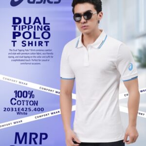 Asics Dual Tipping Polo T-shirt for Corporate Gifting Bangalore