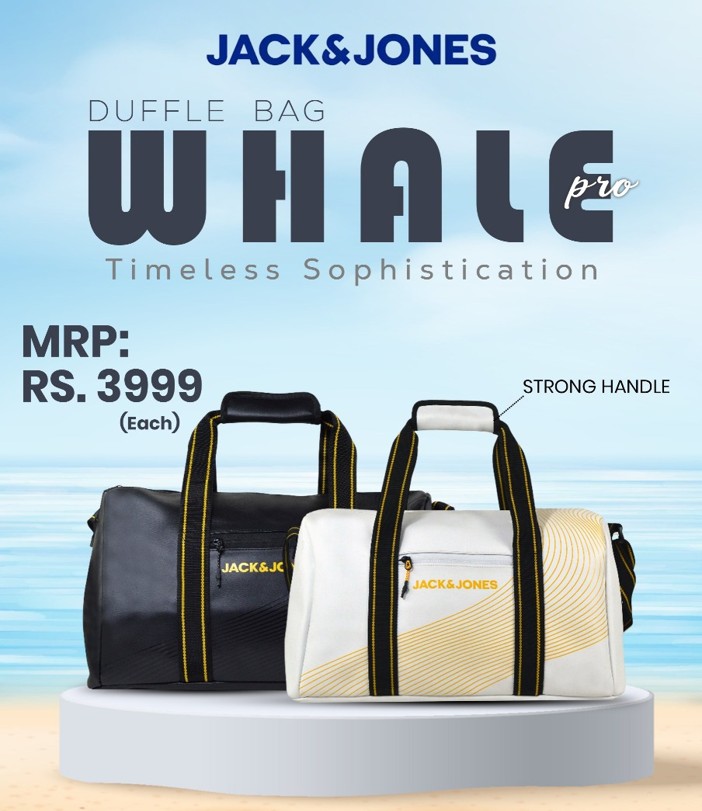 Jack & Jones Whale Premium Duffle Bag for Corporates Bangalore