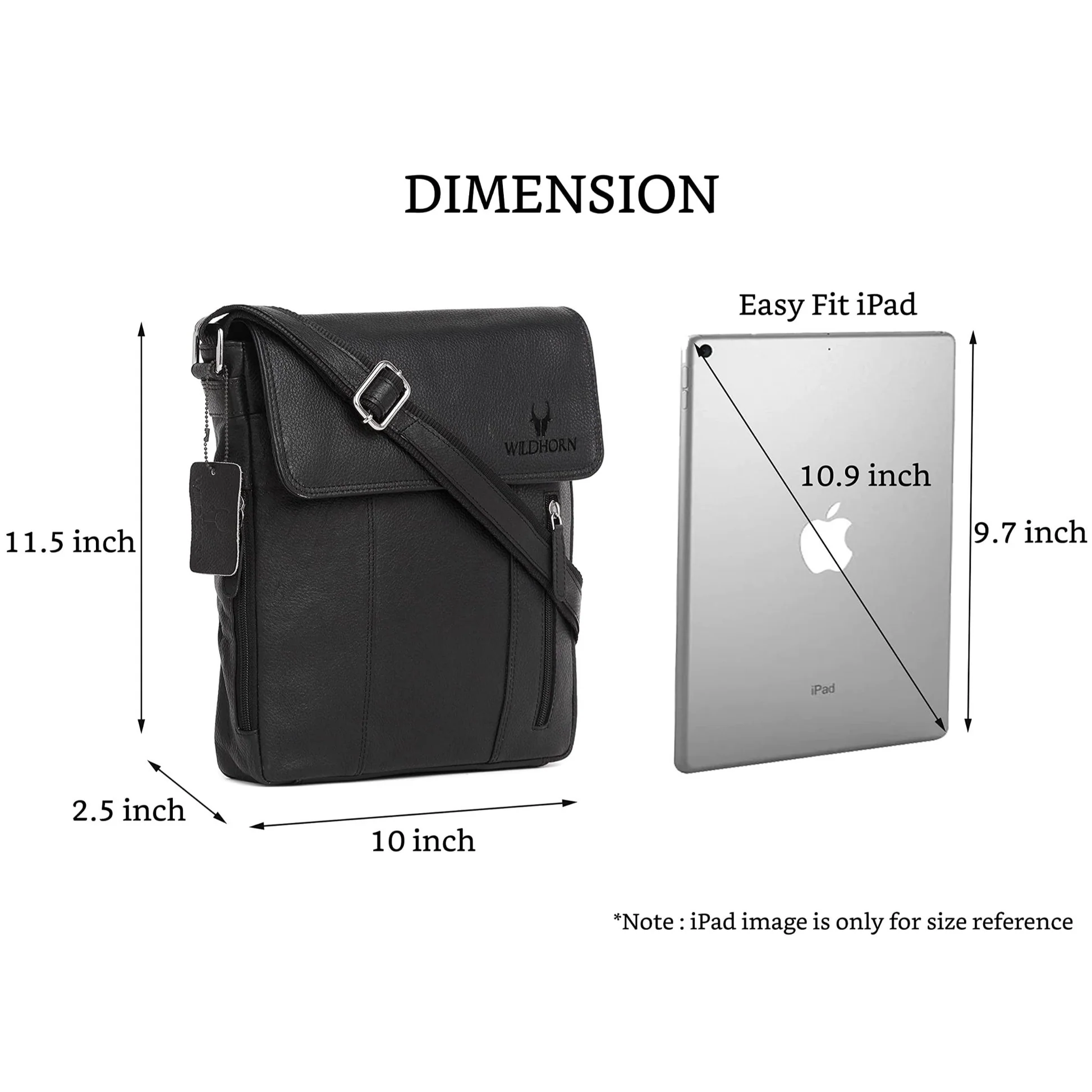 WILDHORN - Leather Sling Bag for Men - Image 3