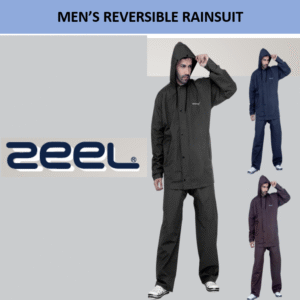 Zeel - Men's Reversible Rainsuit for Monsoon Gifting Bangalore